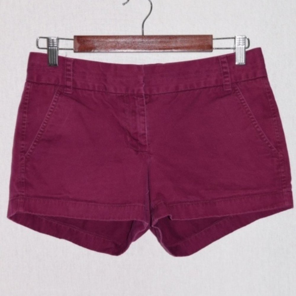 J.Crew Purple Chino Shorts Size 2